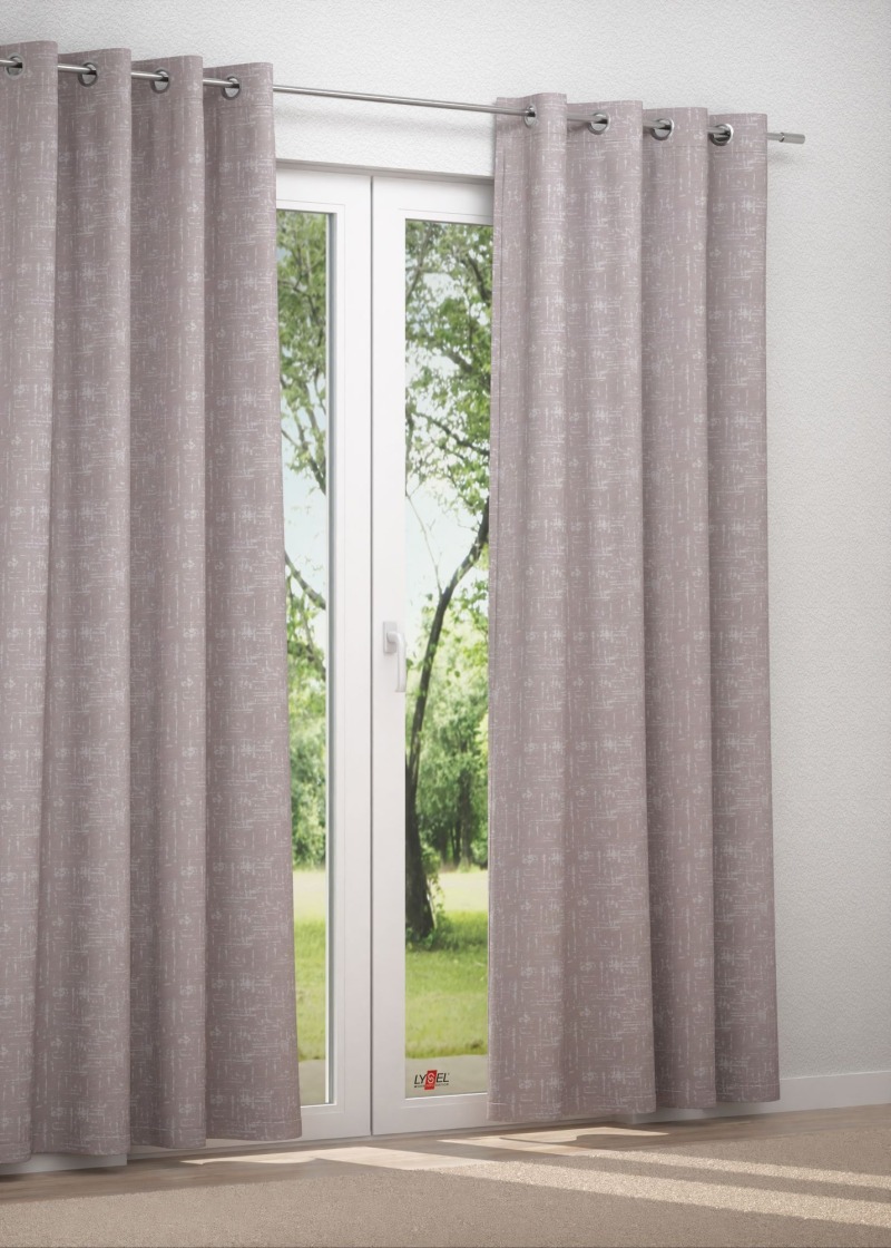 Ösenschal in violett