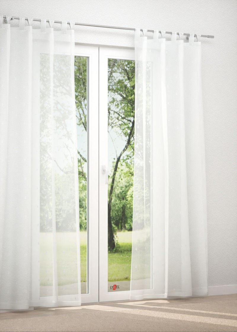 Schlaufenschal in weiß