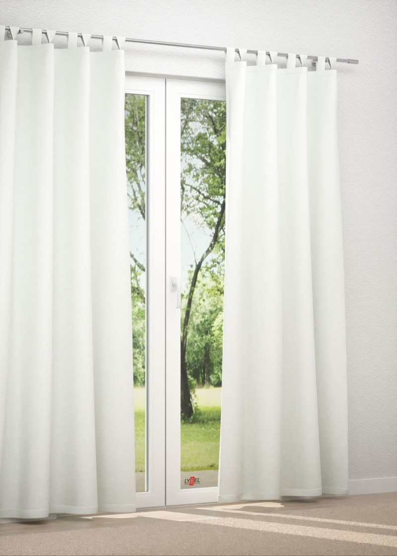 Schlaufenschal in weiß