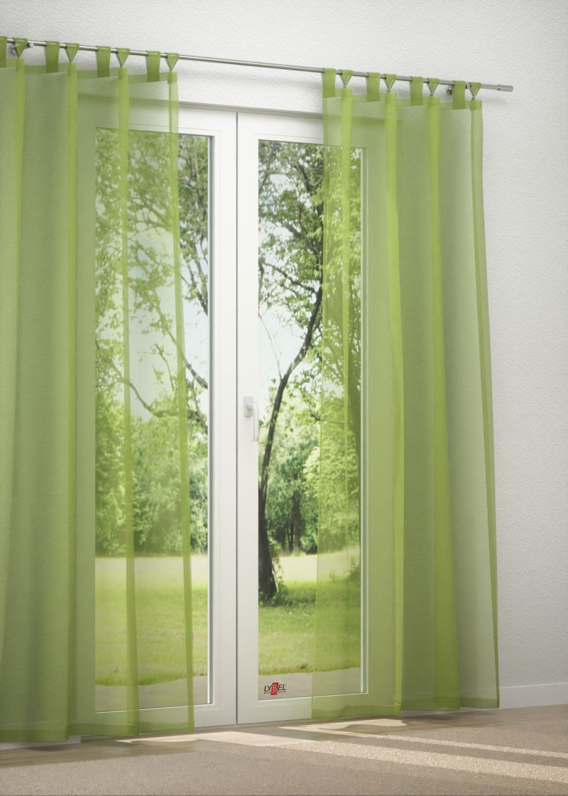 Schlaufenschal in Grün