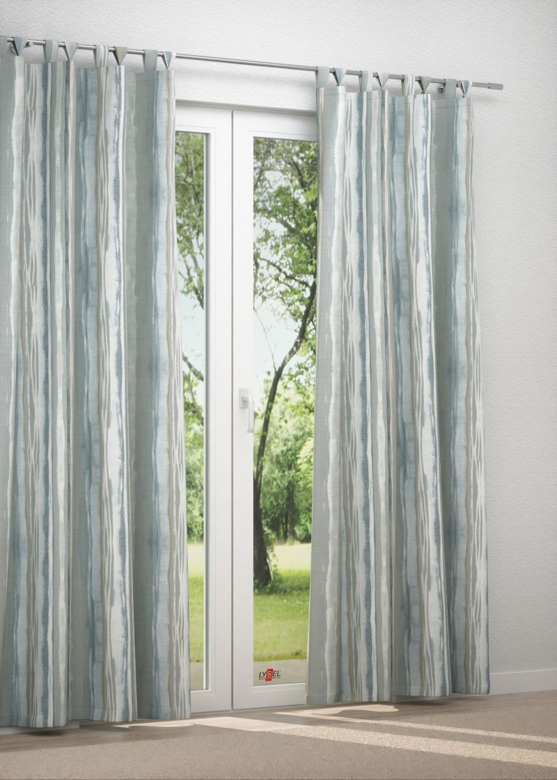 Schlaufenschal in blau