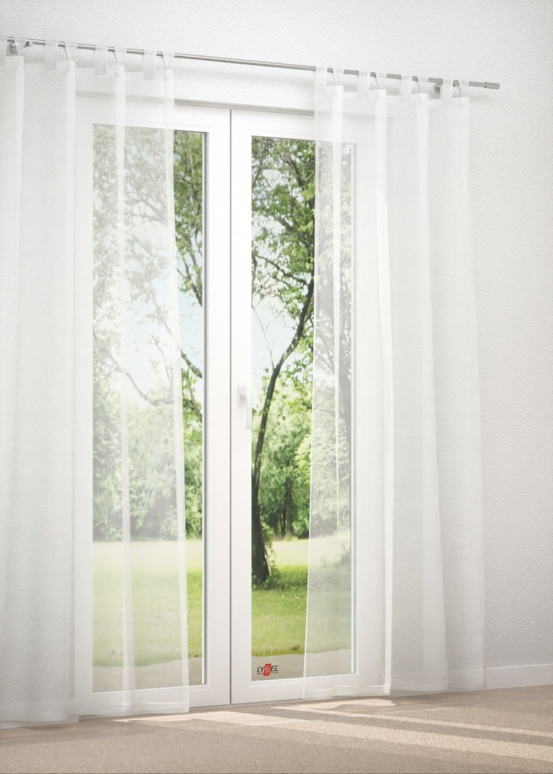 Schlaufenschal in Weiß