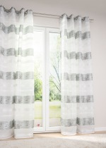 Lysel - Ösenschal Camouflagestreifen Grau