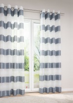 Lysel - Ösenschal Matrio Blaugrau