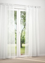 Schlaufenschal in weiß