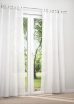 Schlaufenschal in Weiß