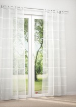 Schlaufenschal in Weiß