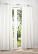 Schlaufenschal in weiß