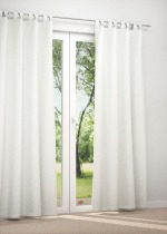 Schlaufenschal in weiß