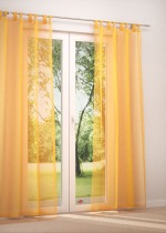 Schlaufenschal in Gelb