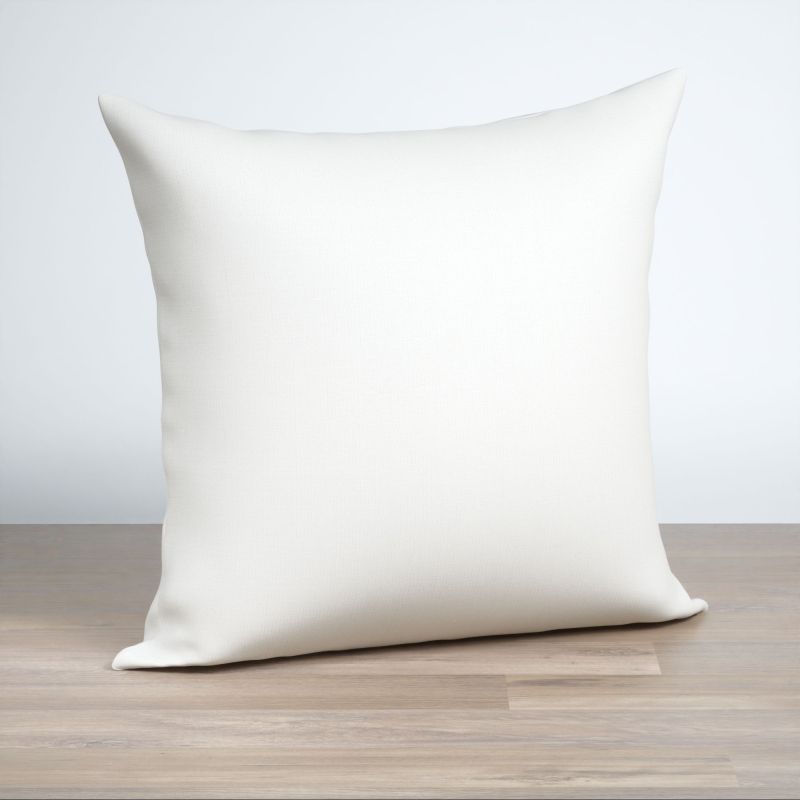 Dekokissen quadratisch in weiß