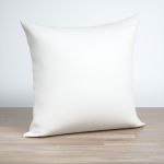 Dekokissen quadratisch in weiß