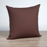 Dekokissen quadratisch in braun