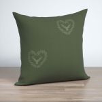 Dekokissen quadratisch in Grün