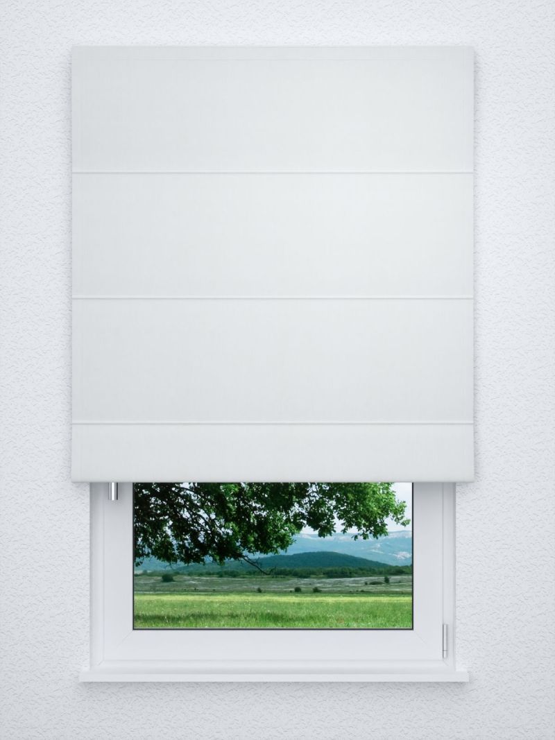 Raffrollo classic in weiß