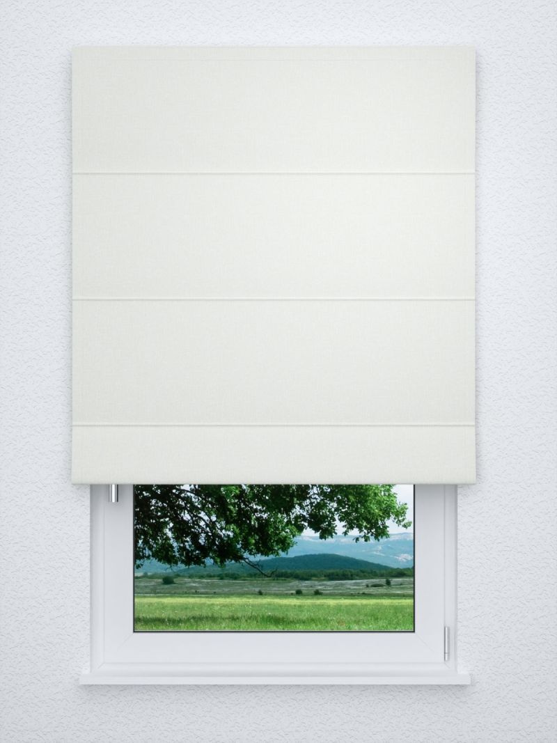 Raffrollo classic in weiß