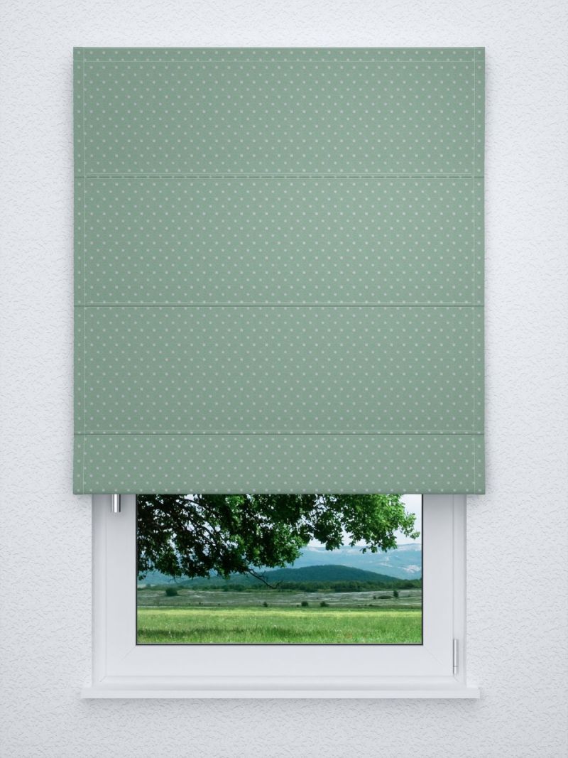 Raffrollo classic in grün