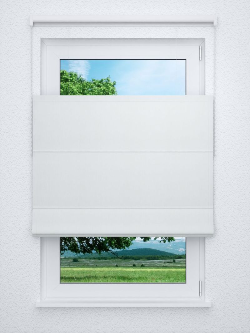 Raffrollo professional in weiß