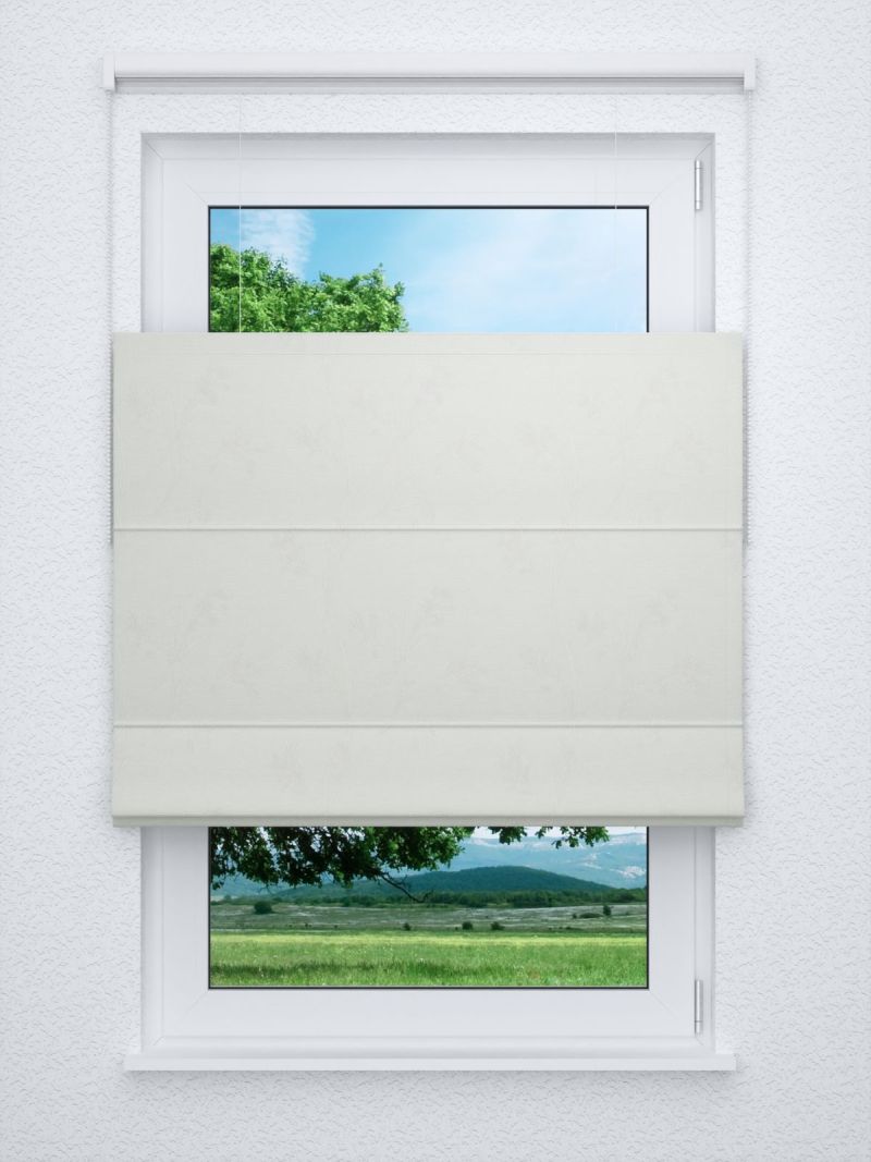 Raffrollo professional in weiß