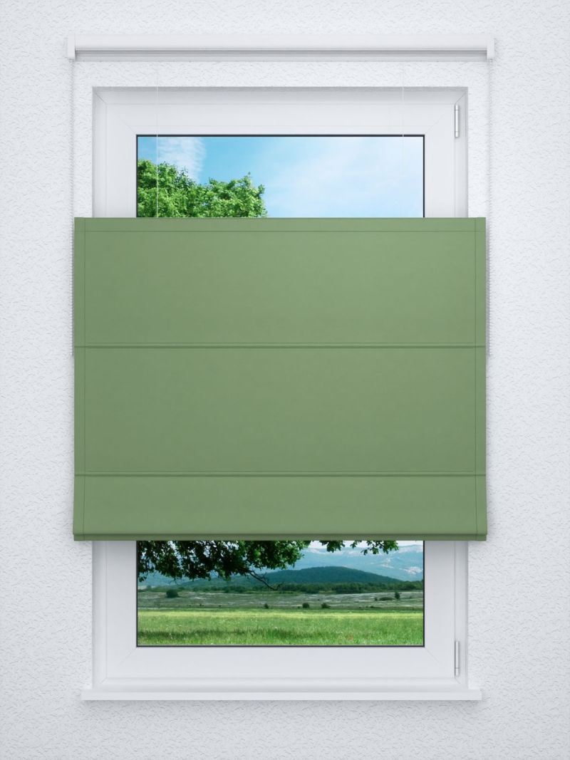 Raffrollo professional in Grün