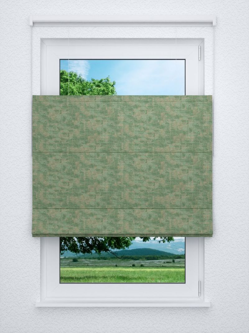 Raffrollo professional in grün