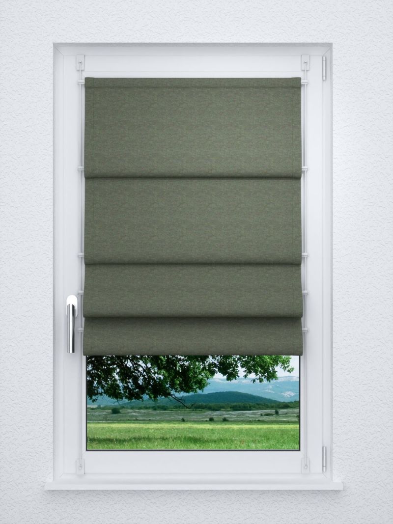 Raffrollo smart in grün