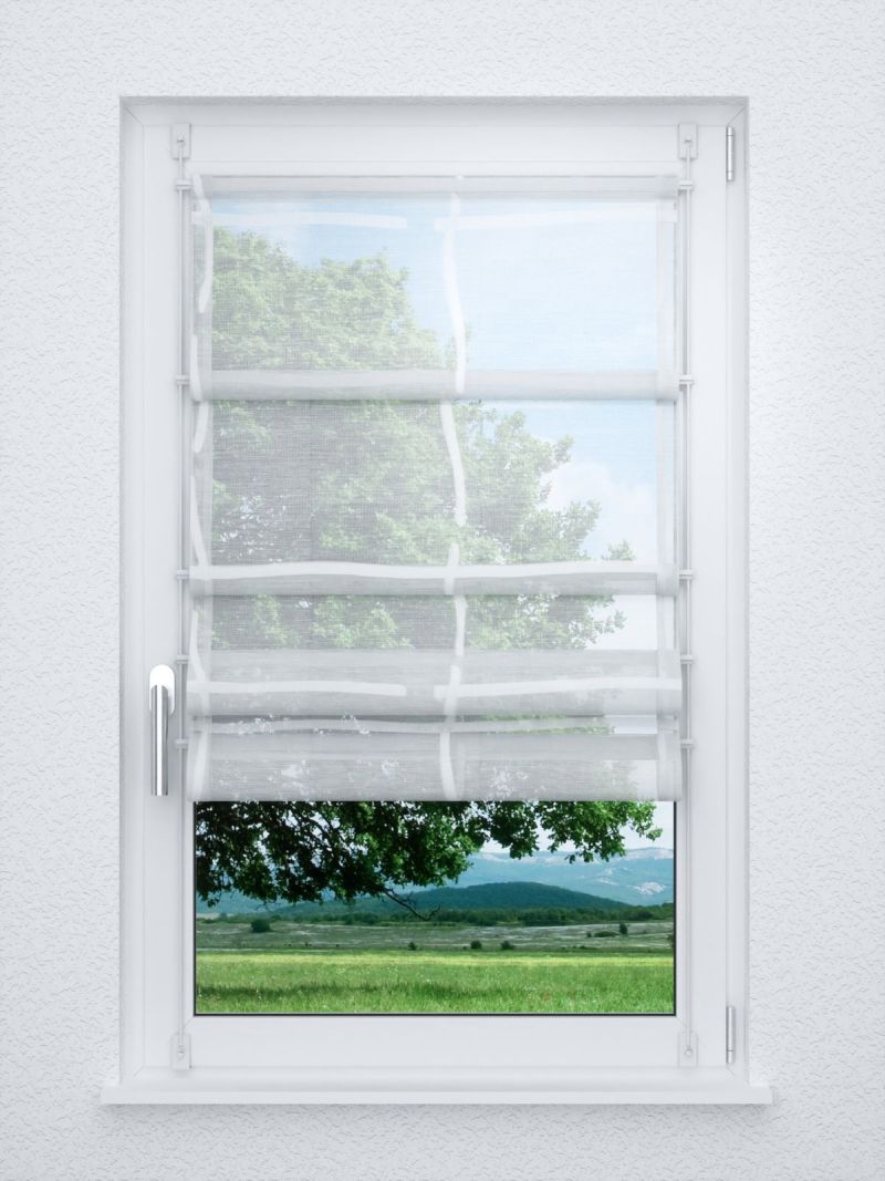 Raffrollo smart in Weiß