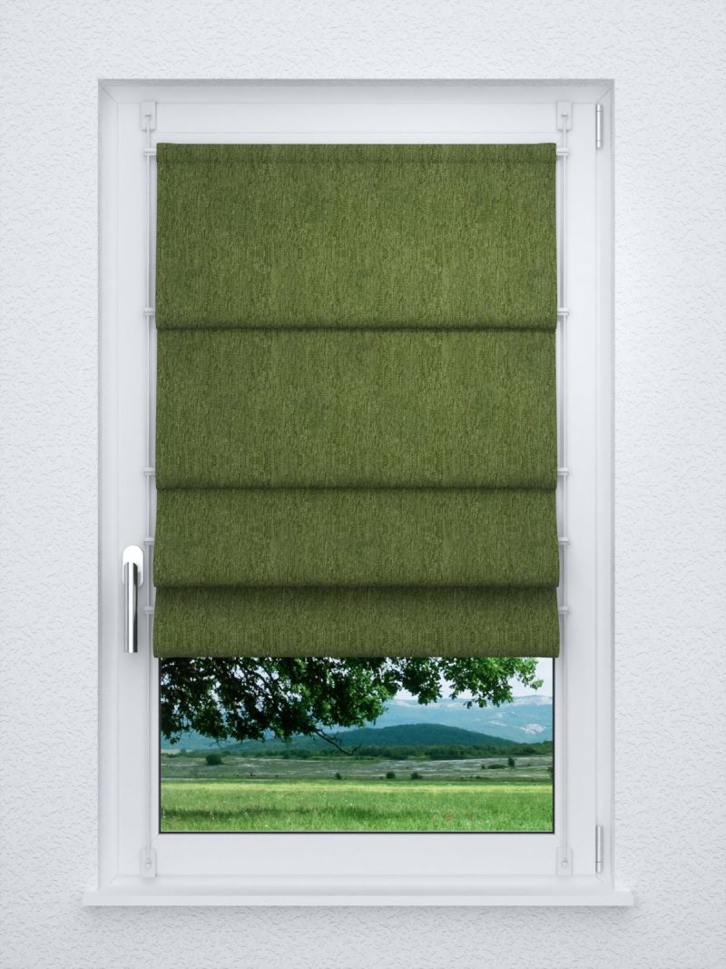 Raffrollo smart in grün