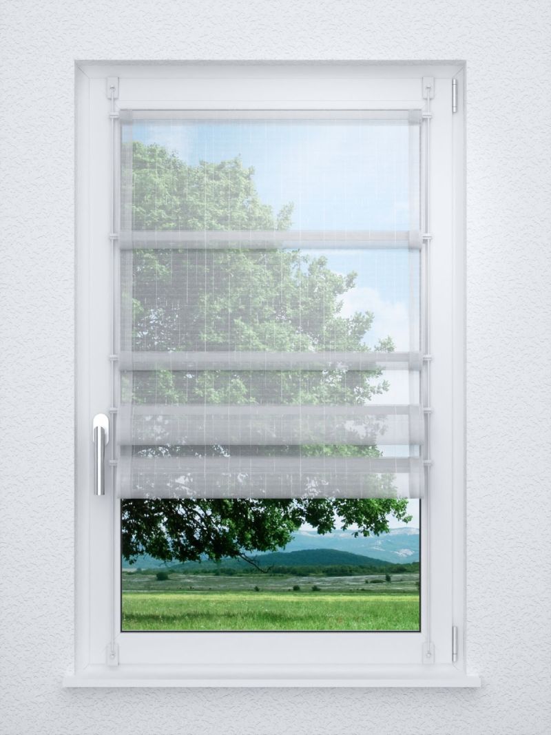 Raffrollo smart in weiß