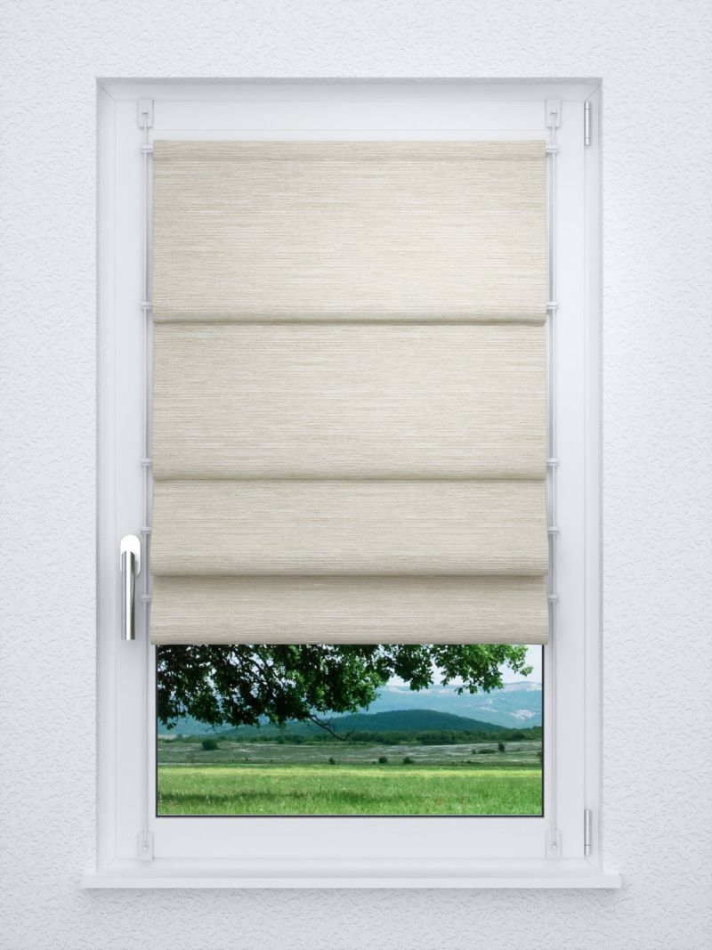 Raffrollo smart in weiß