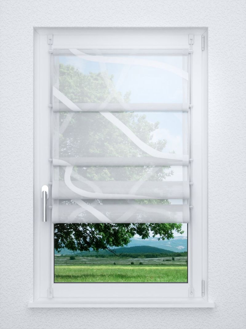 Raffrollo smart in Weiß