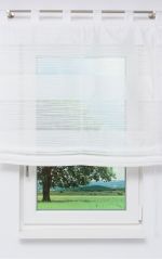 Lysel - Raffrollo  Evora weiß