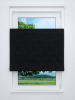 Raffrollo professional in schwarz