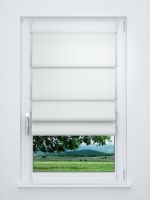 Raffrollo smart in weiß