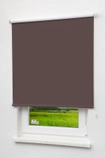 Lysel - Qualitätsrollo abdunkelnd Dunkelbraun