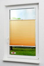 Lysel - Qualitätsplissee Crush Tageslicht apricot