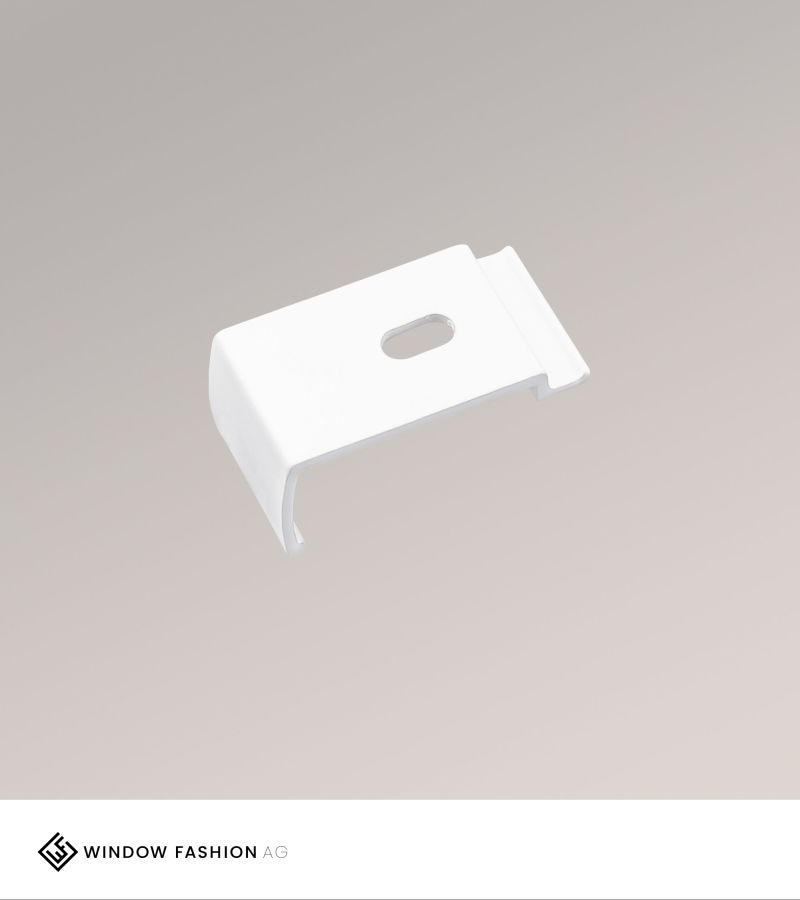 Deckenclip 2-spurig  weiß