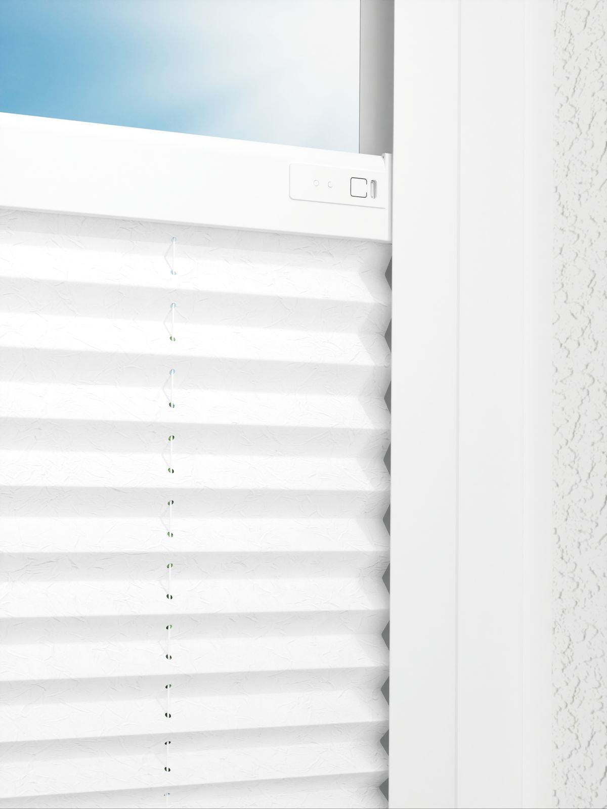 Detailansicht LYSEL HOME Plissee 124A Abelia Pearl