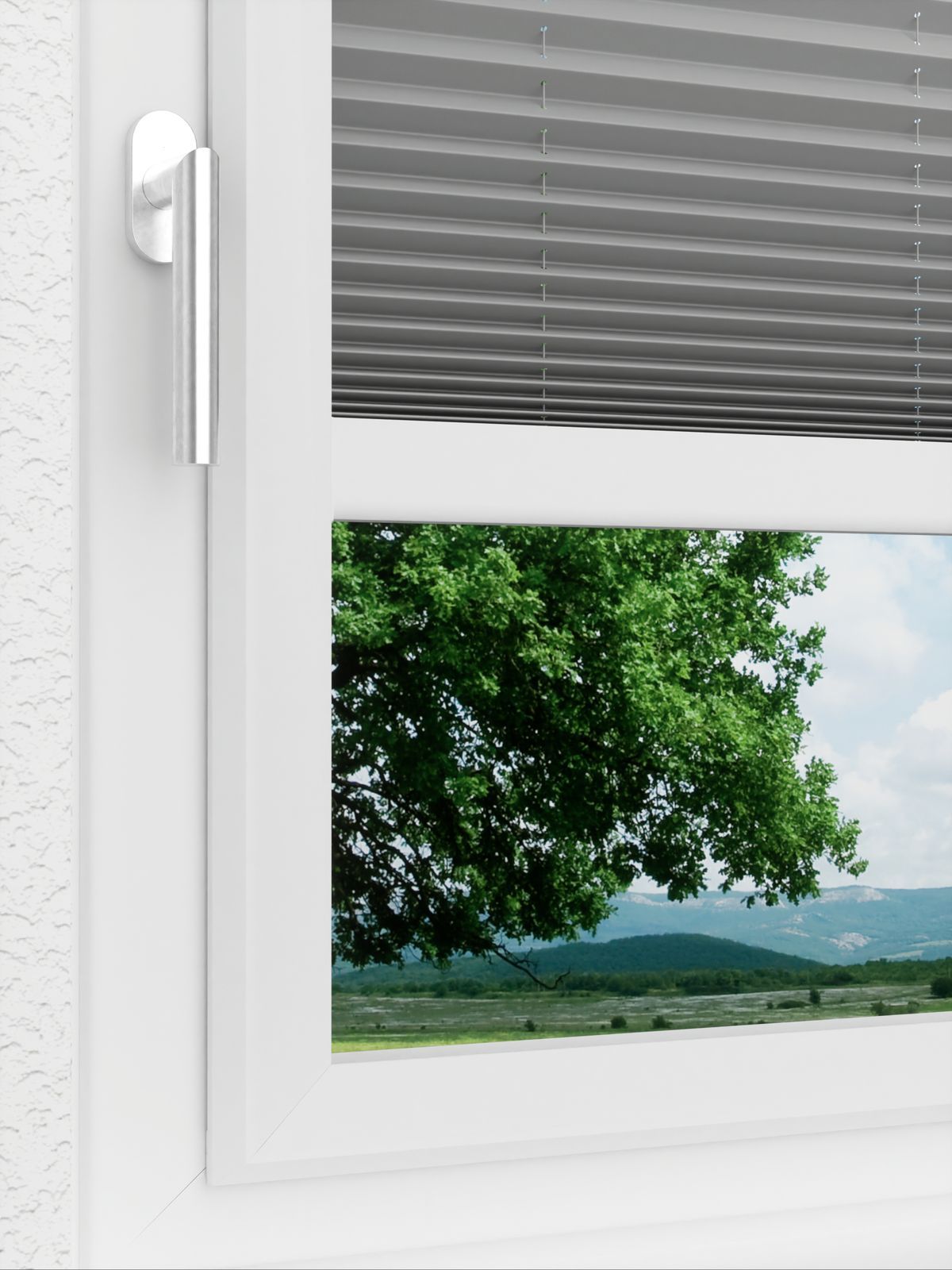 Detailansicht LYSEL HOME Plissee 214A Inula Pearl