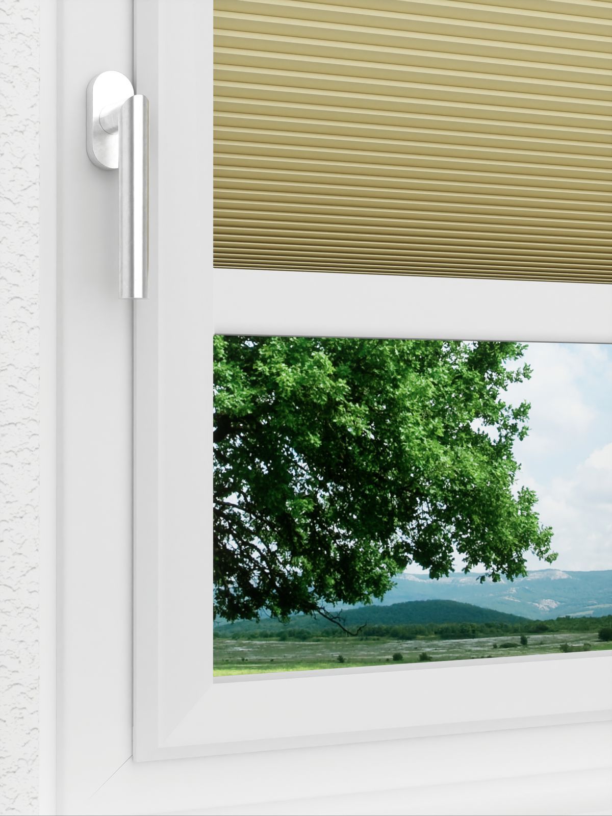 Detailansicht LYSEL HOME Plissee 025A Nana BO Wabe