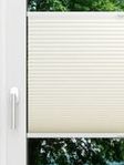 LYSEL HOME Plissee 017A Calluna Wabe Fensteransicht