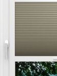 LYSEL HOME Plissee 010A Calluna Wabe Fensteransicht