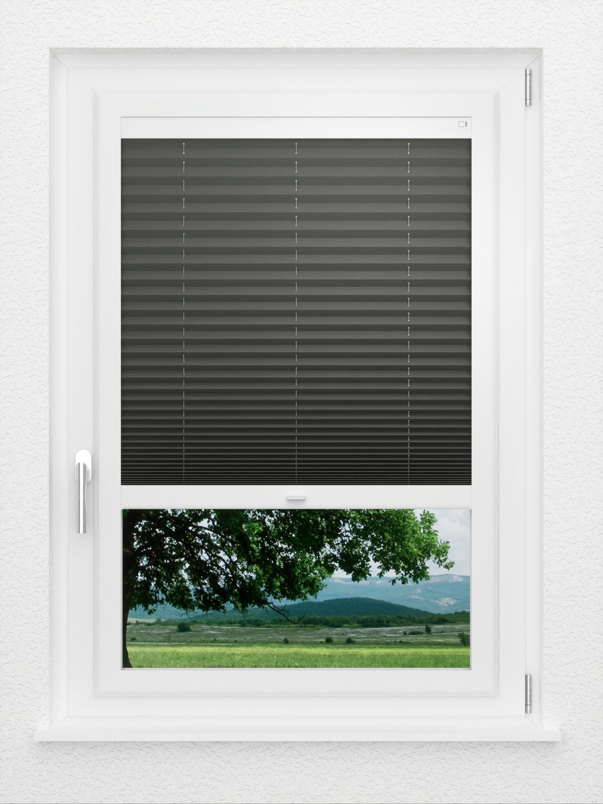 Detailansicht LYSEL HOME Plissee 211A Aralia Pearl