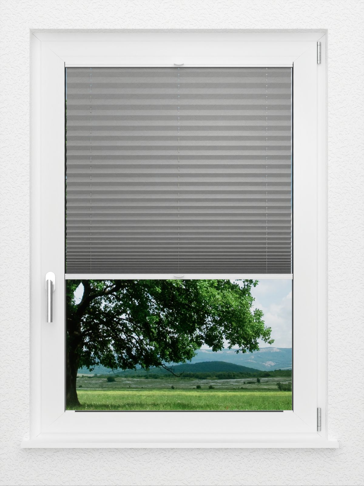 Detailansicht LYSEL HOME Plissee 136A Abelia Pearl