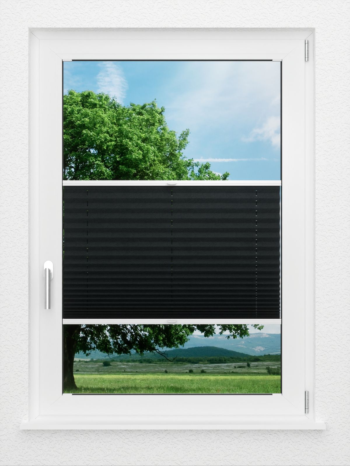 Detailansicht LYSEL HOME Plissee 301A Abelia Pearl