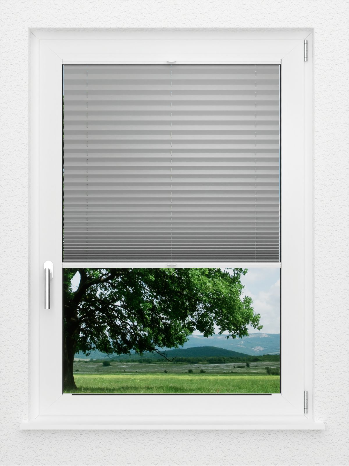 Detailansicht LYSEL HOME Plissee 214A Inula Pearl