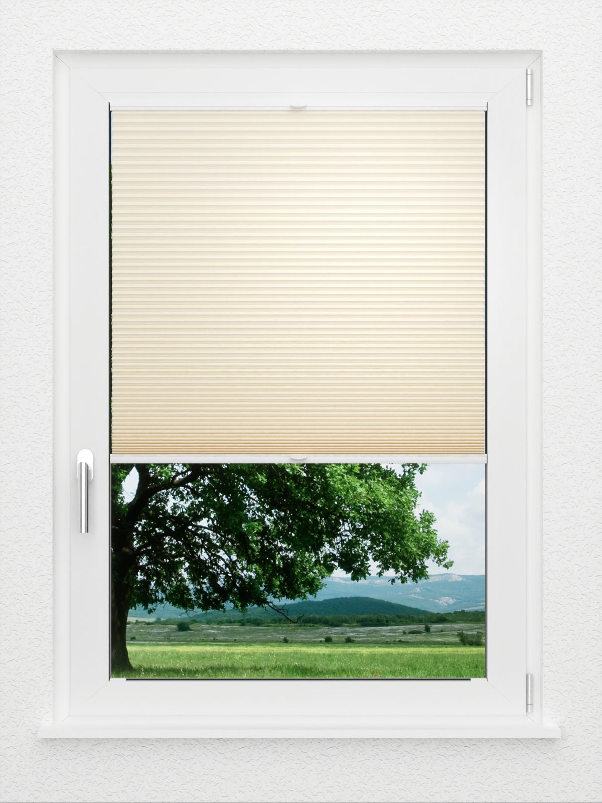 Detailansicht LYSEL HOME Plissee 013A Alba LI Wabe