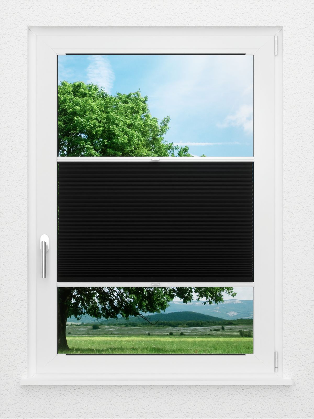 Detailansicht LYSEL HOME Plissee 032A Alba LI Wabe