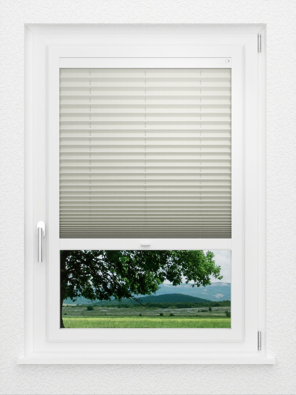 Detailansicht LYSEL HOME Plissee 21B Aralia Pearl