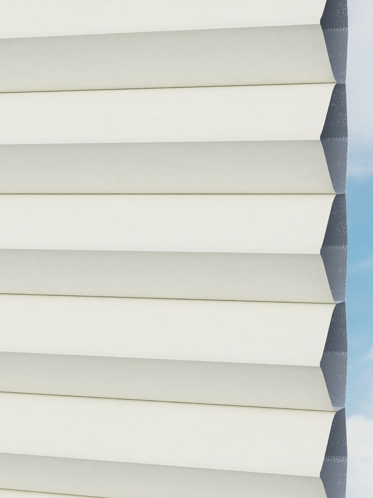 Detailansicht LYSEL HOME Plissee 015A Nana BO Wabe